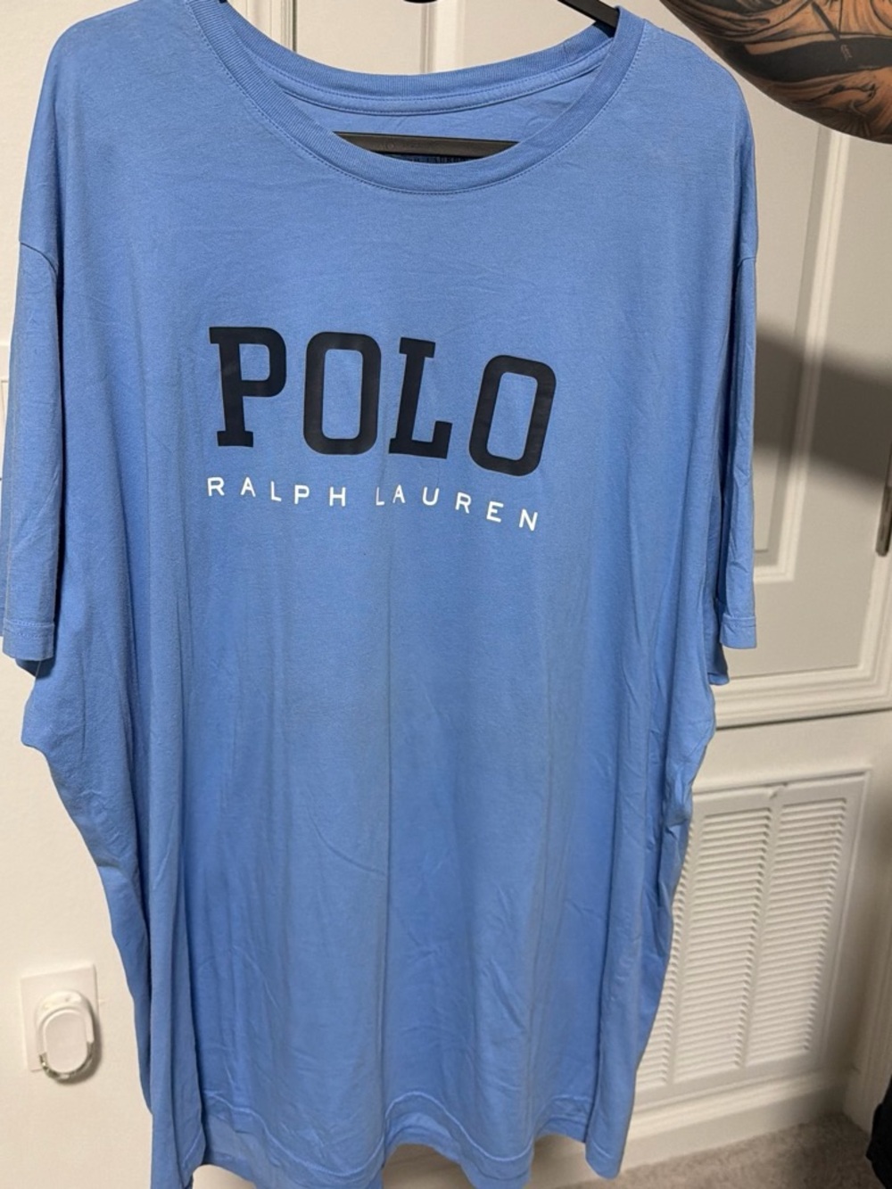 Polo by Ralph Lauren Light Blue Short Sleeve Logo Tee